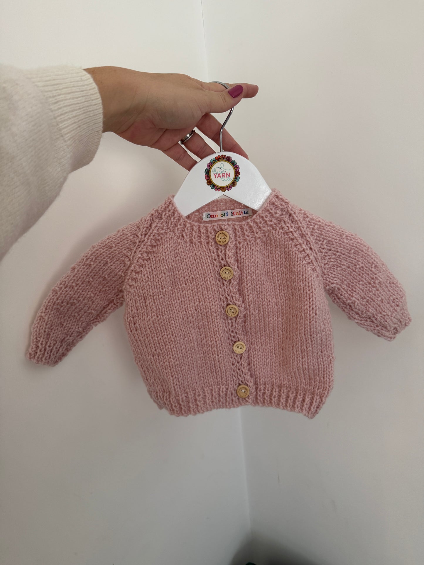 3-6 months wild orchid Cardigan