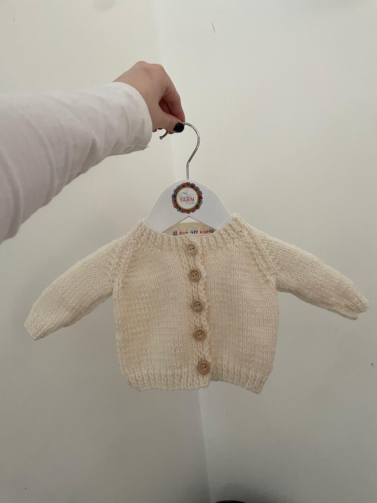 0-3 months cream Cardigan