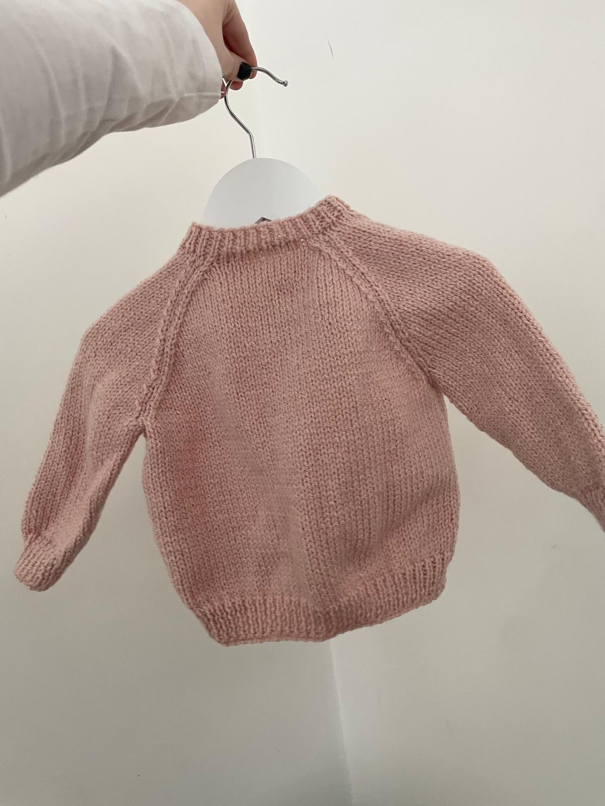 9-15m pale pink cardigan