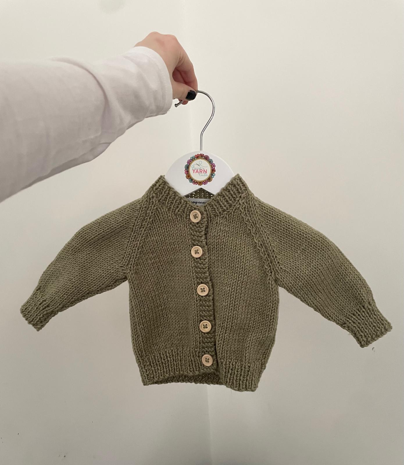 3-6 months pale khaki Cardigan