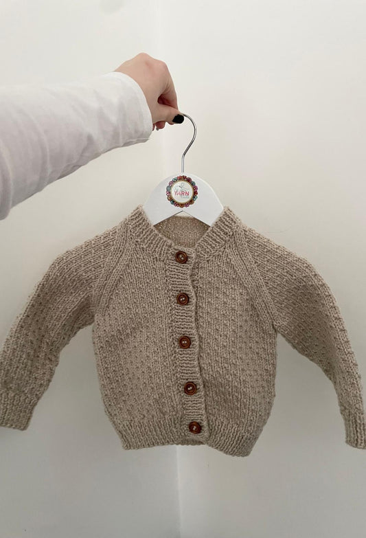 6-9 months parchment Cardigan