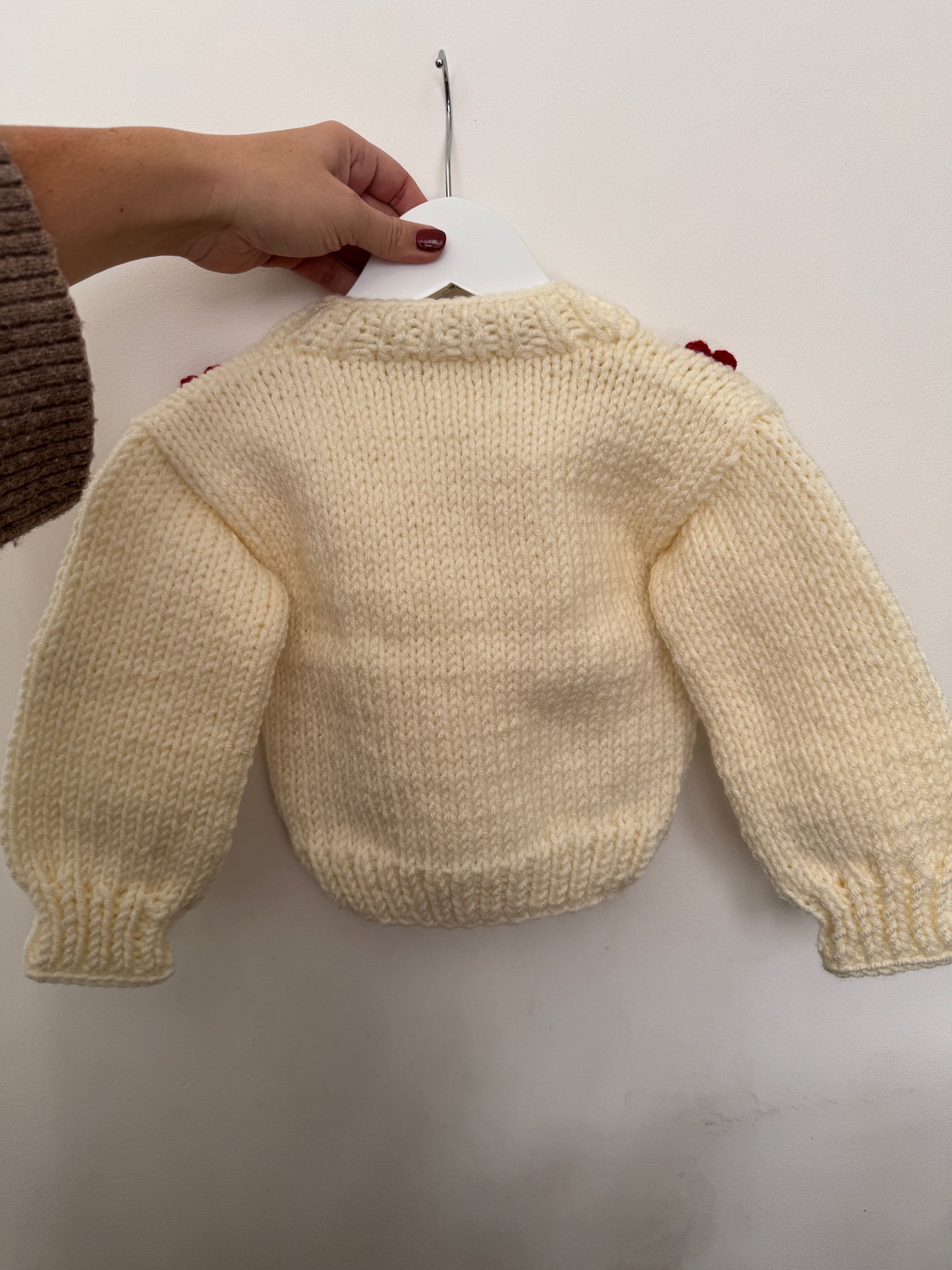 1-2 years chunky red heart cardigan