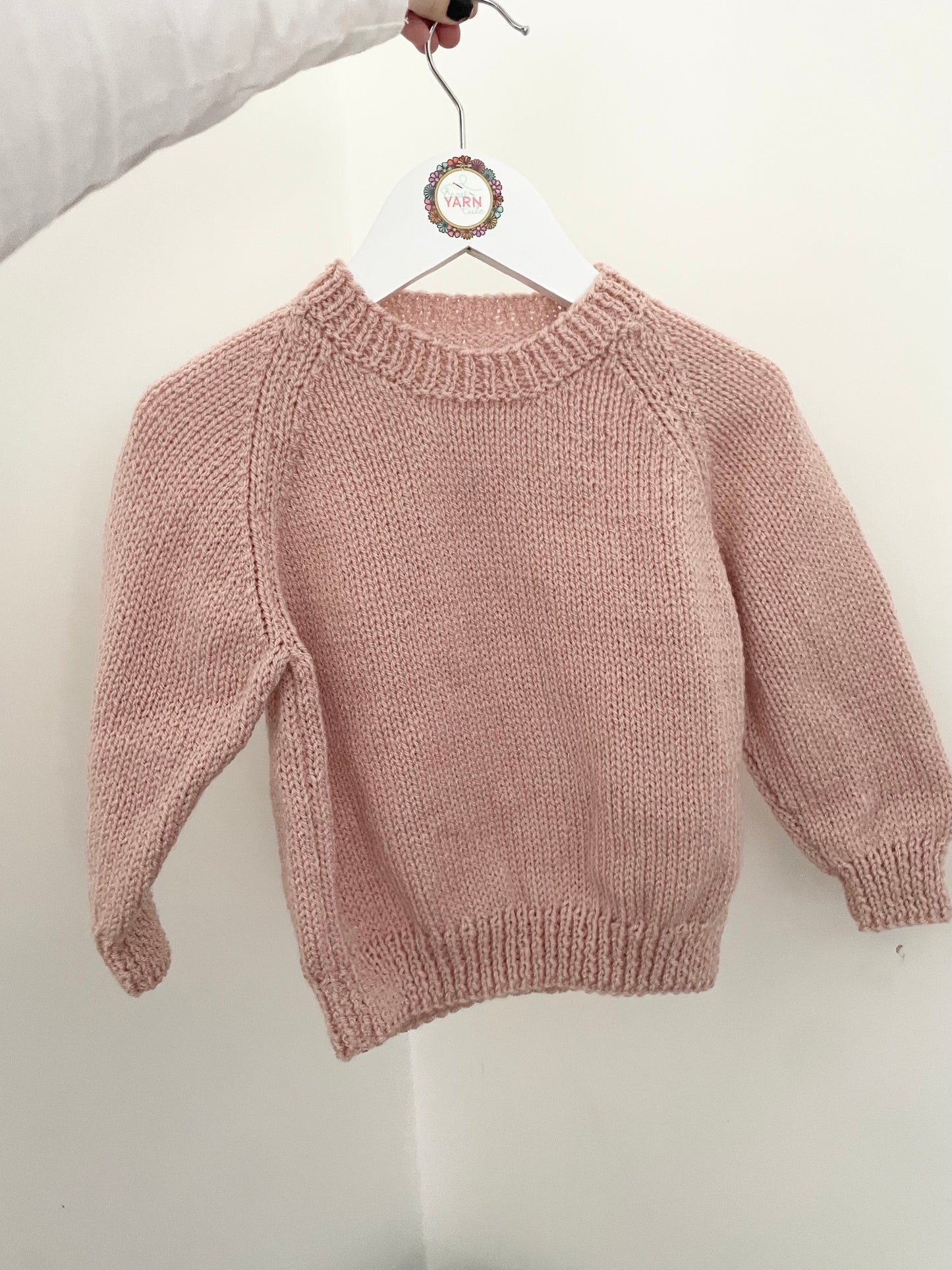 1-2 years dusky pink jumper