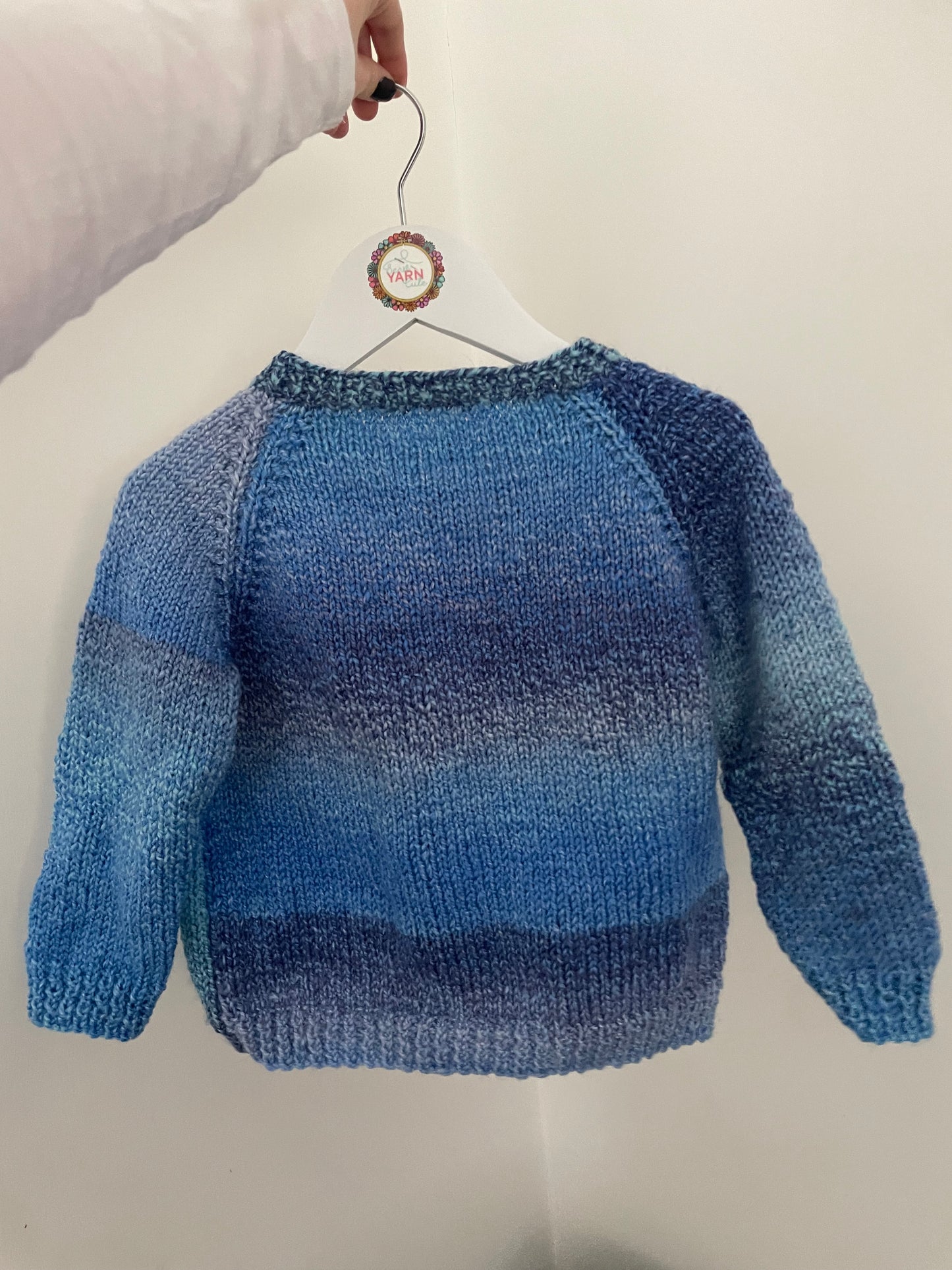 3-4Years Blue Ombré Cardigan