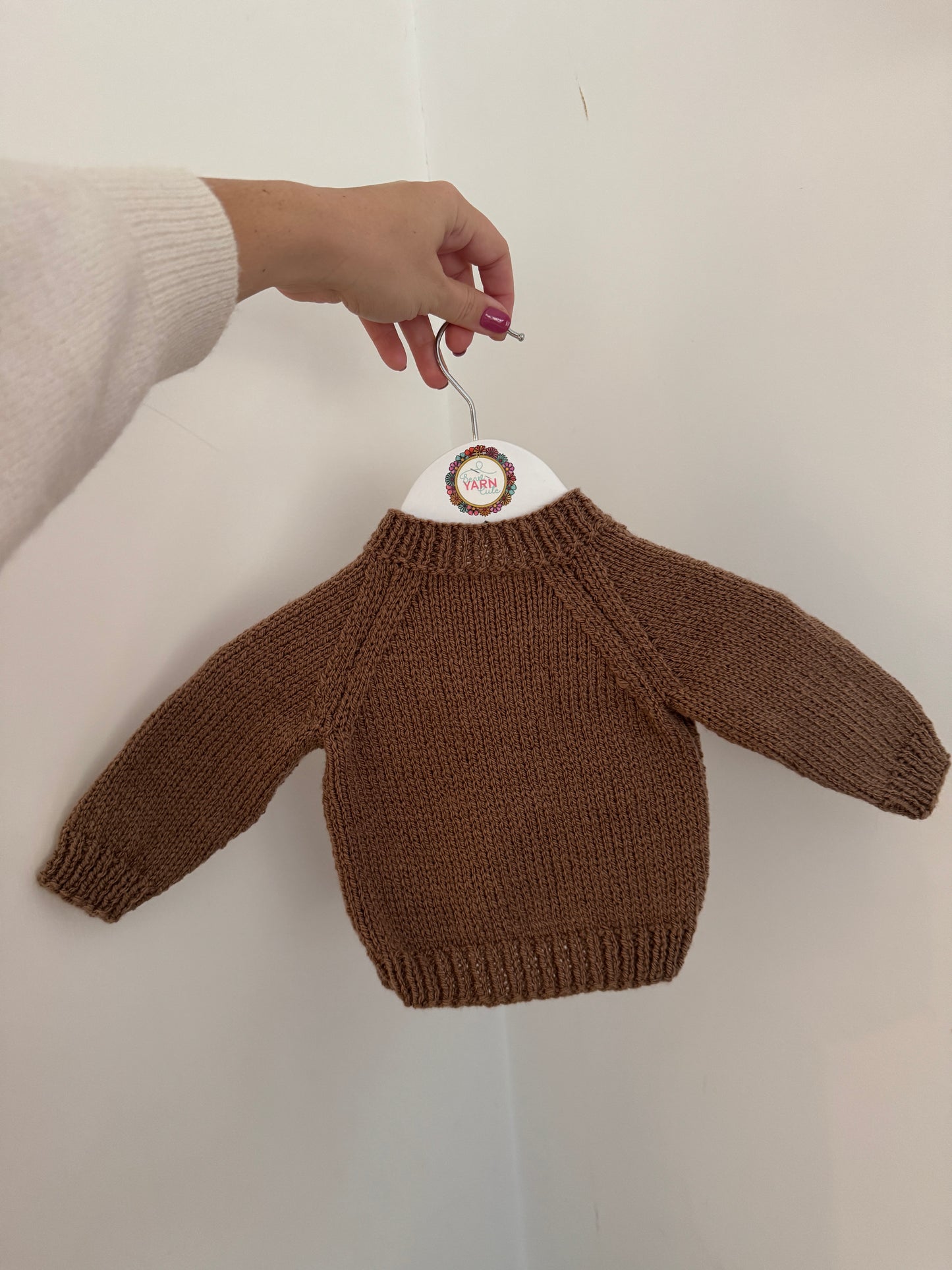 0-3 months mocha Cardigan