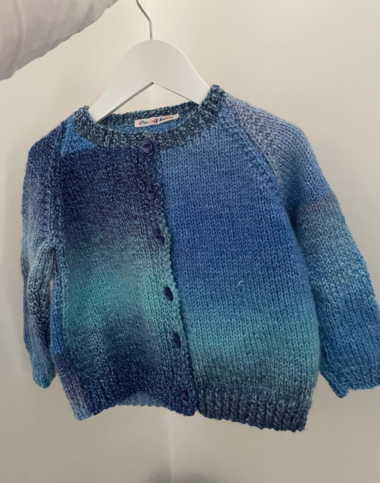 3-4Years Blue Ombré Cardigan