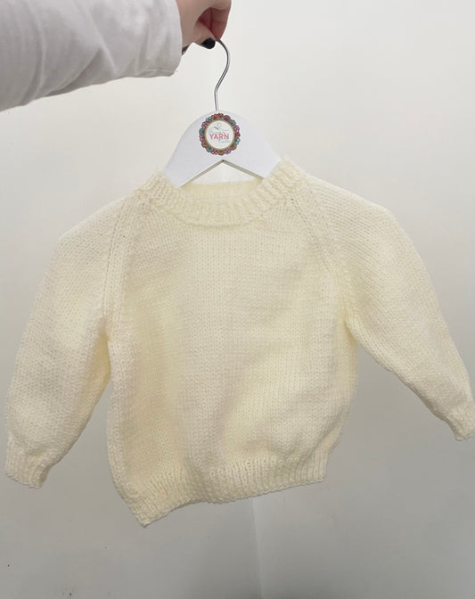 9-12 months cream jumper