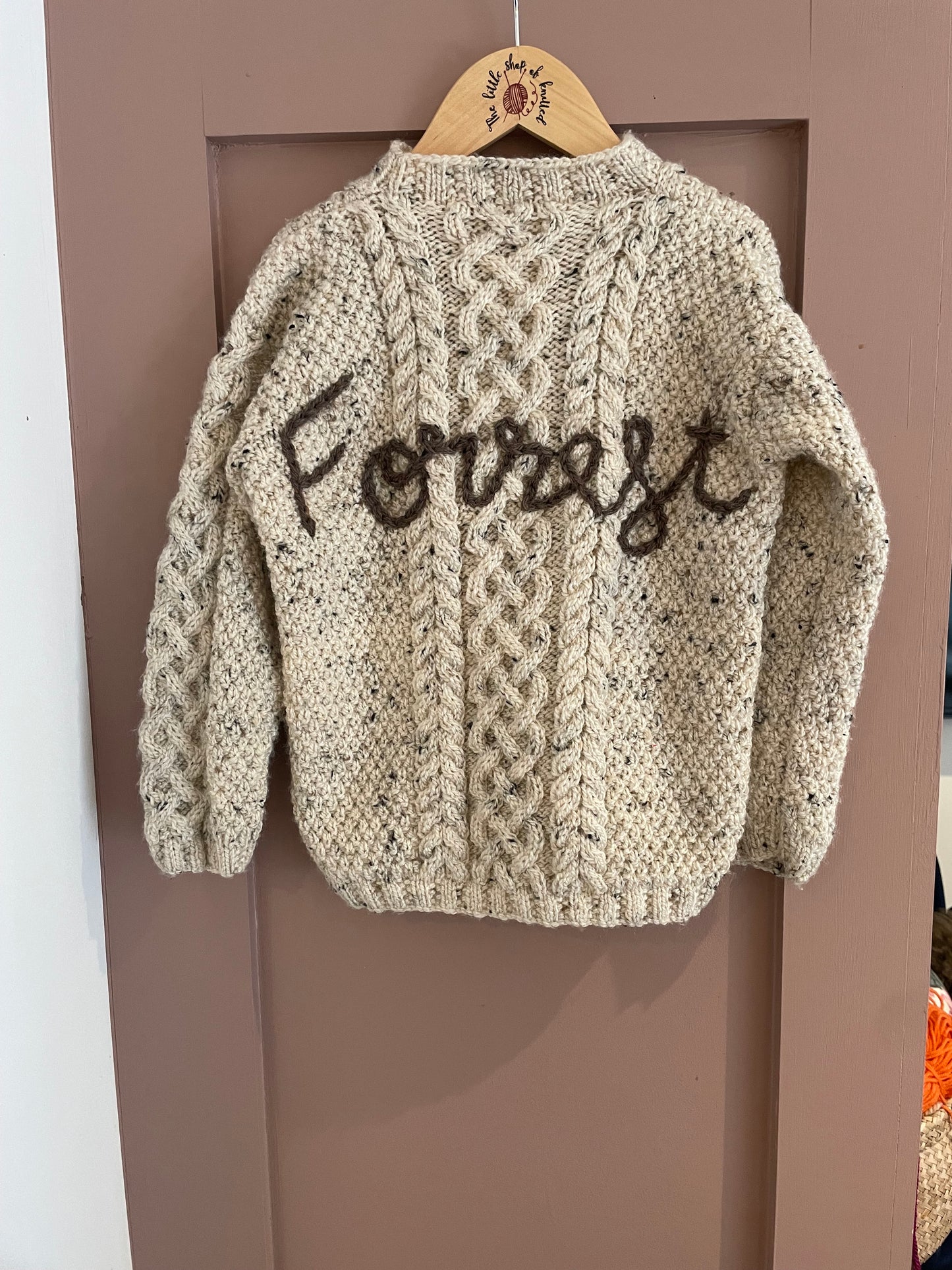 SEND IN SERVICE- knitwear personalisation