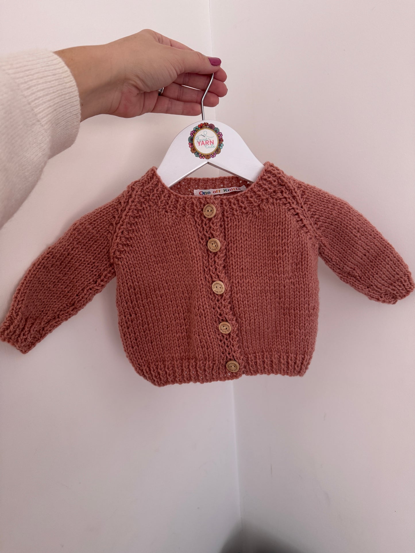 3-6 months clay Cardigan