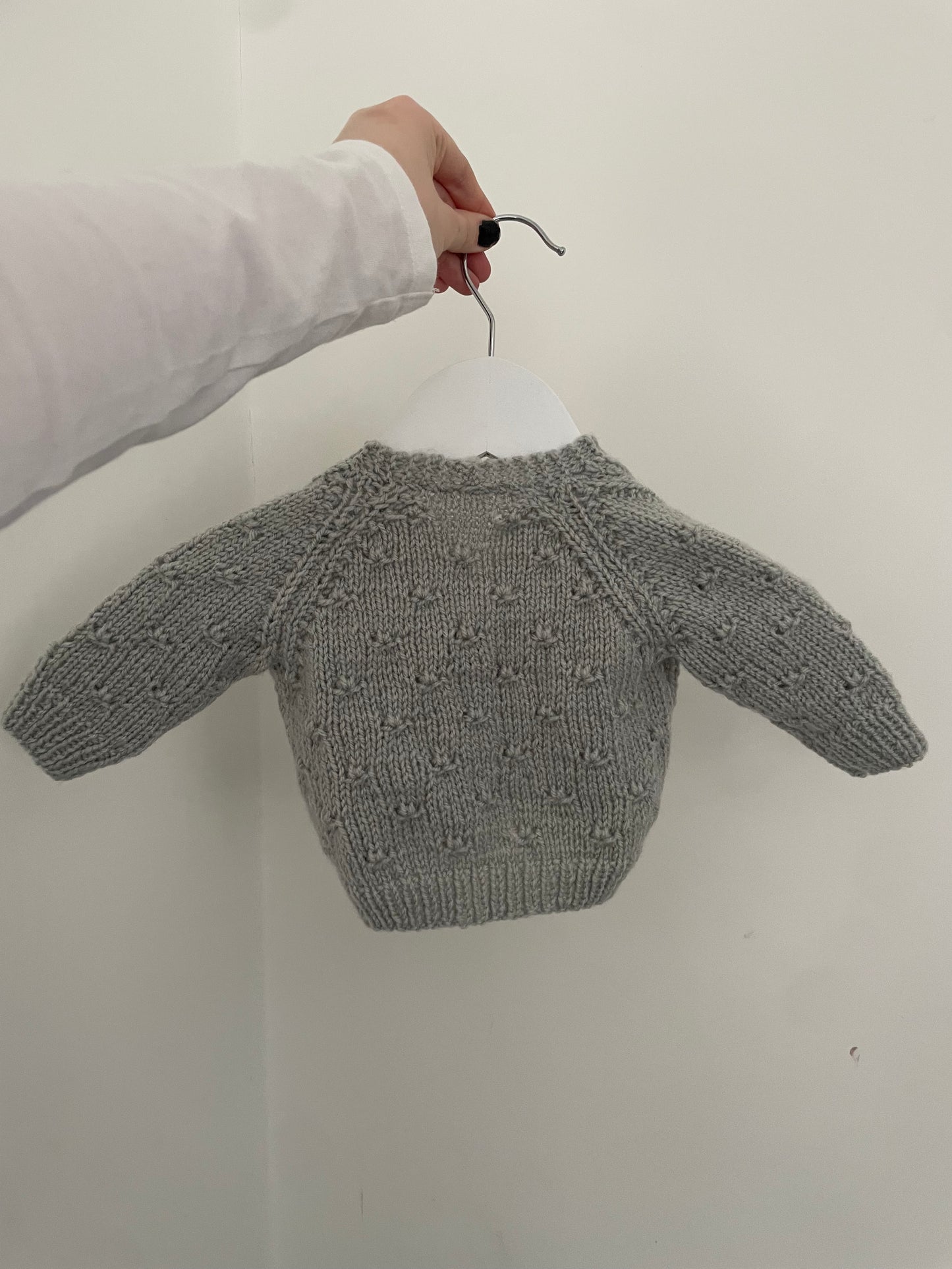 0-1m grey cardigan