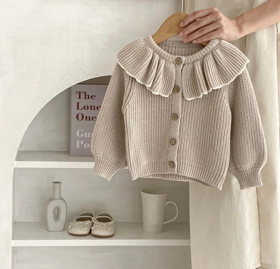 Collar cardigan