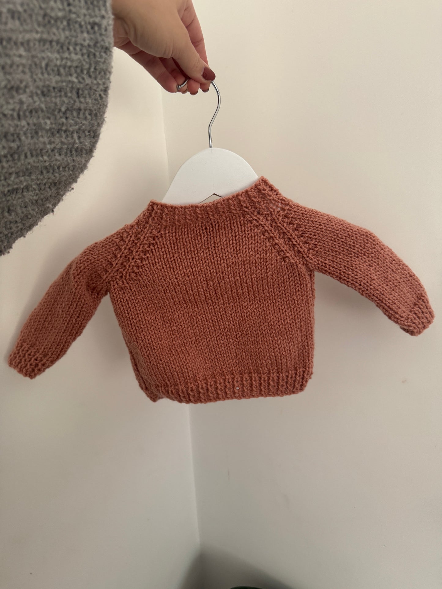 0-3 months clay Cardigan