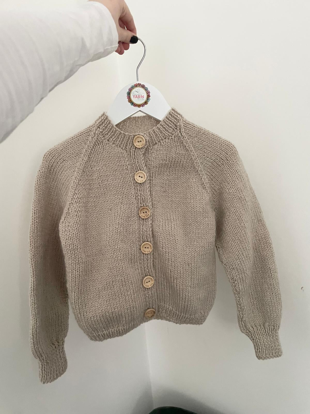 2-3 years parchment Cardigan