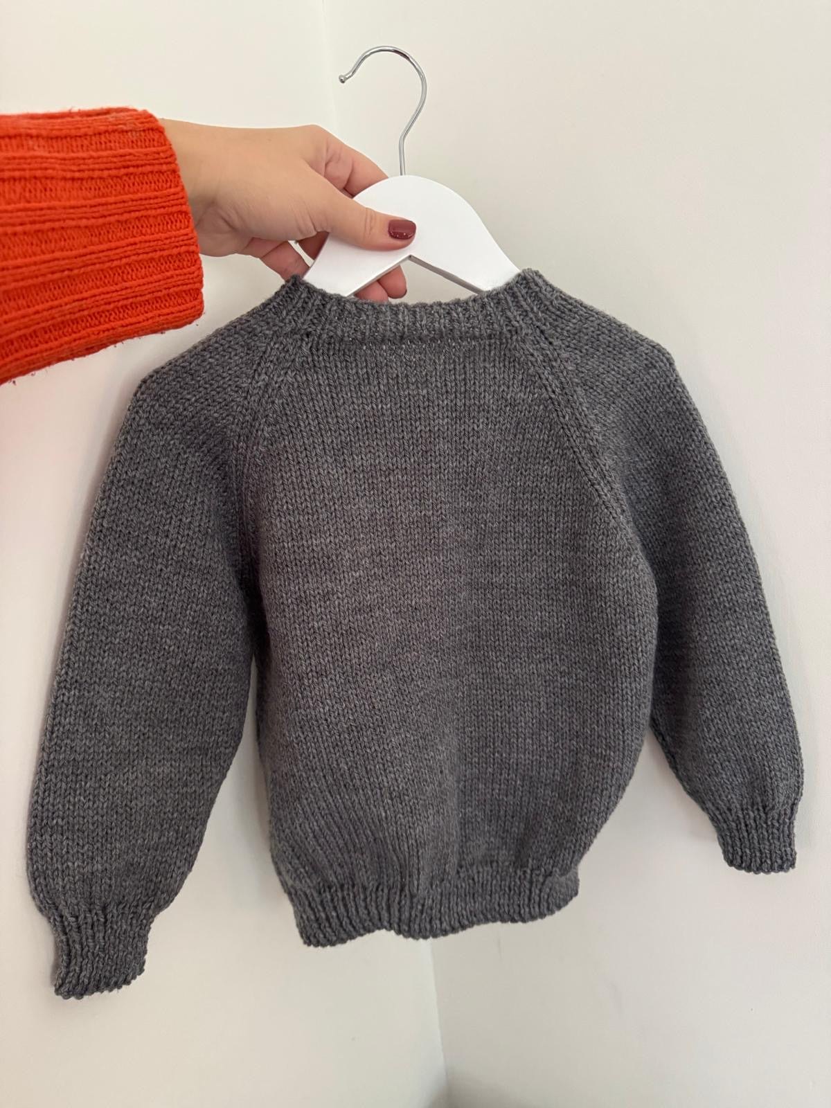 2-4 Years graphite Cardigan