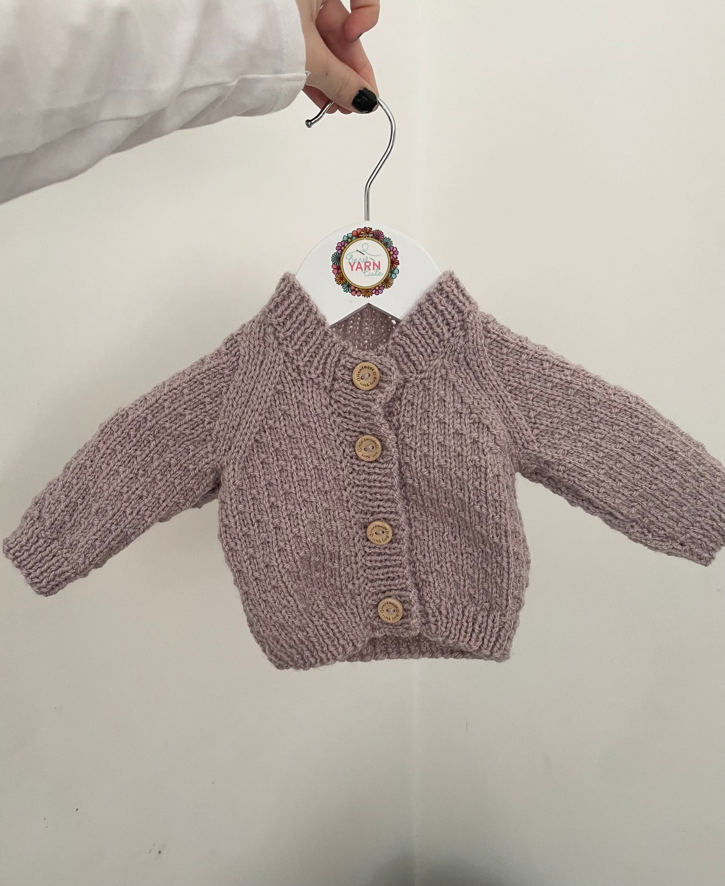 0-3 months mushroom Cardigan