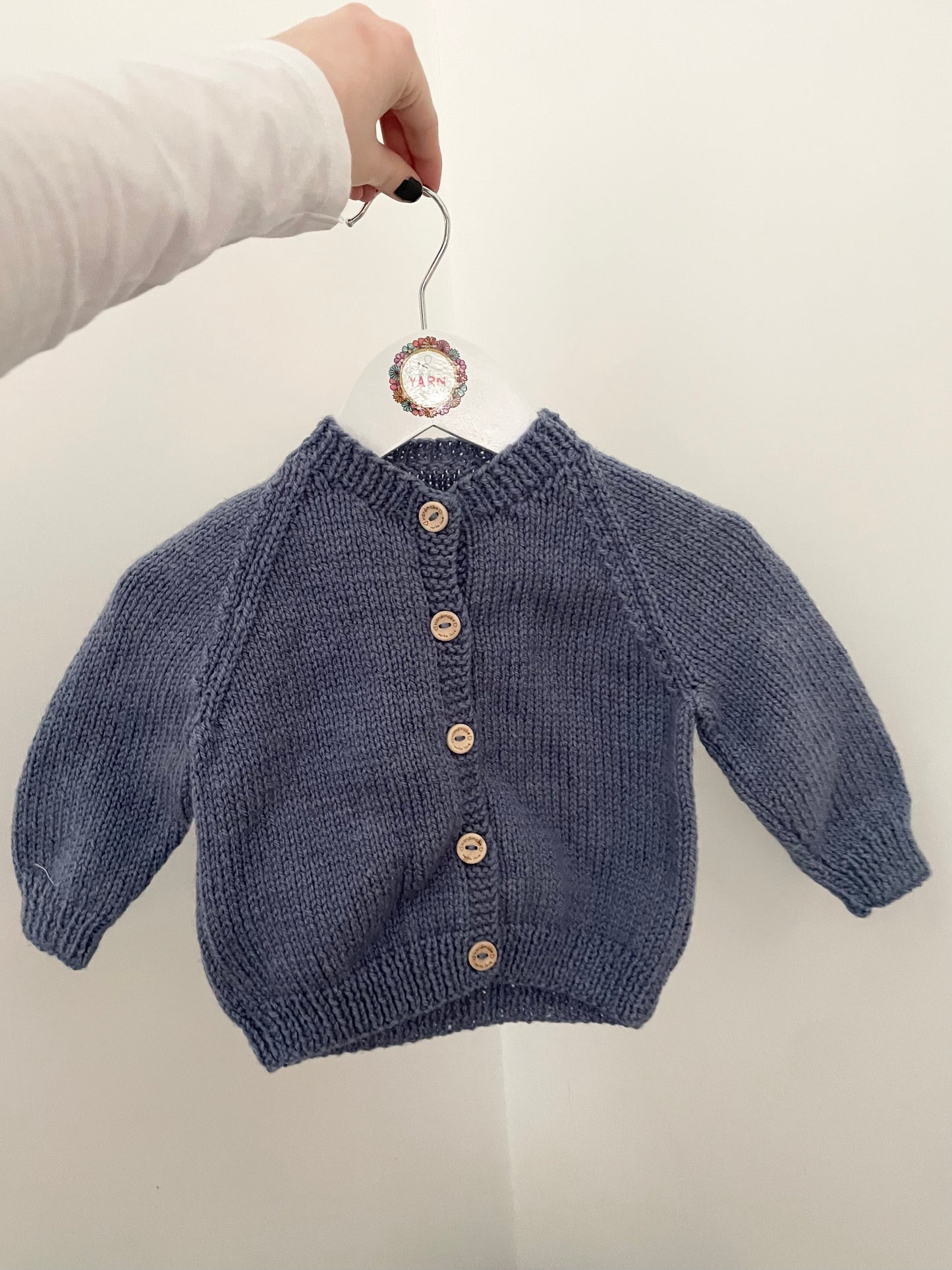 9-12 months denim cardigan