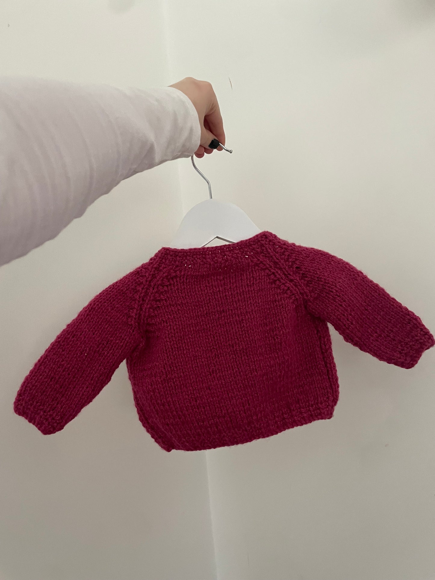 3-6 months raspberry Cardigan