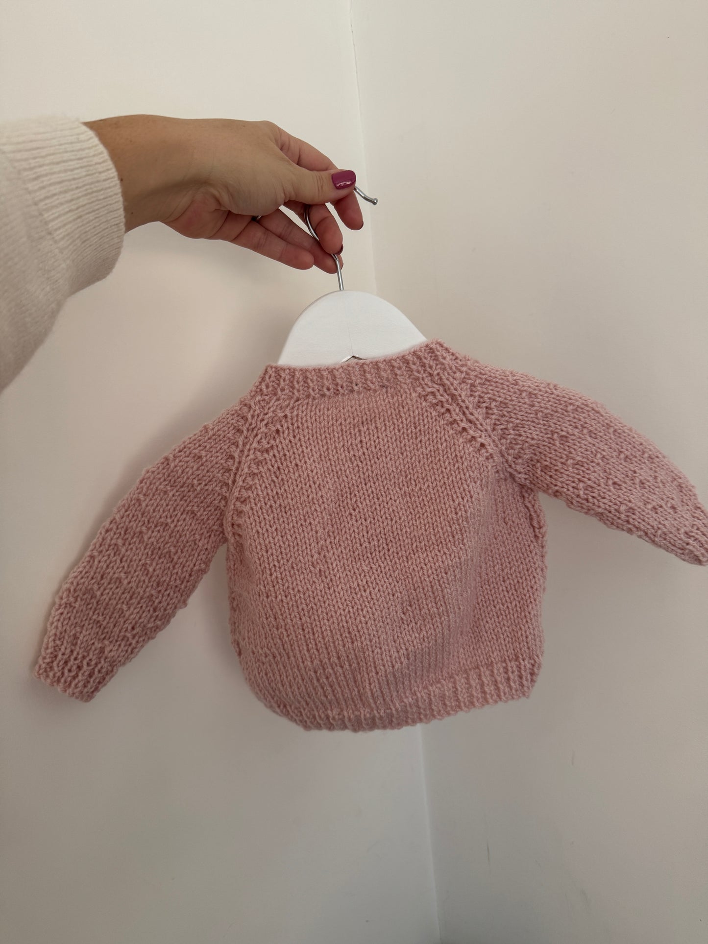 3-6 months wild orchid Cardigan