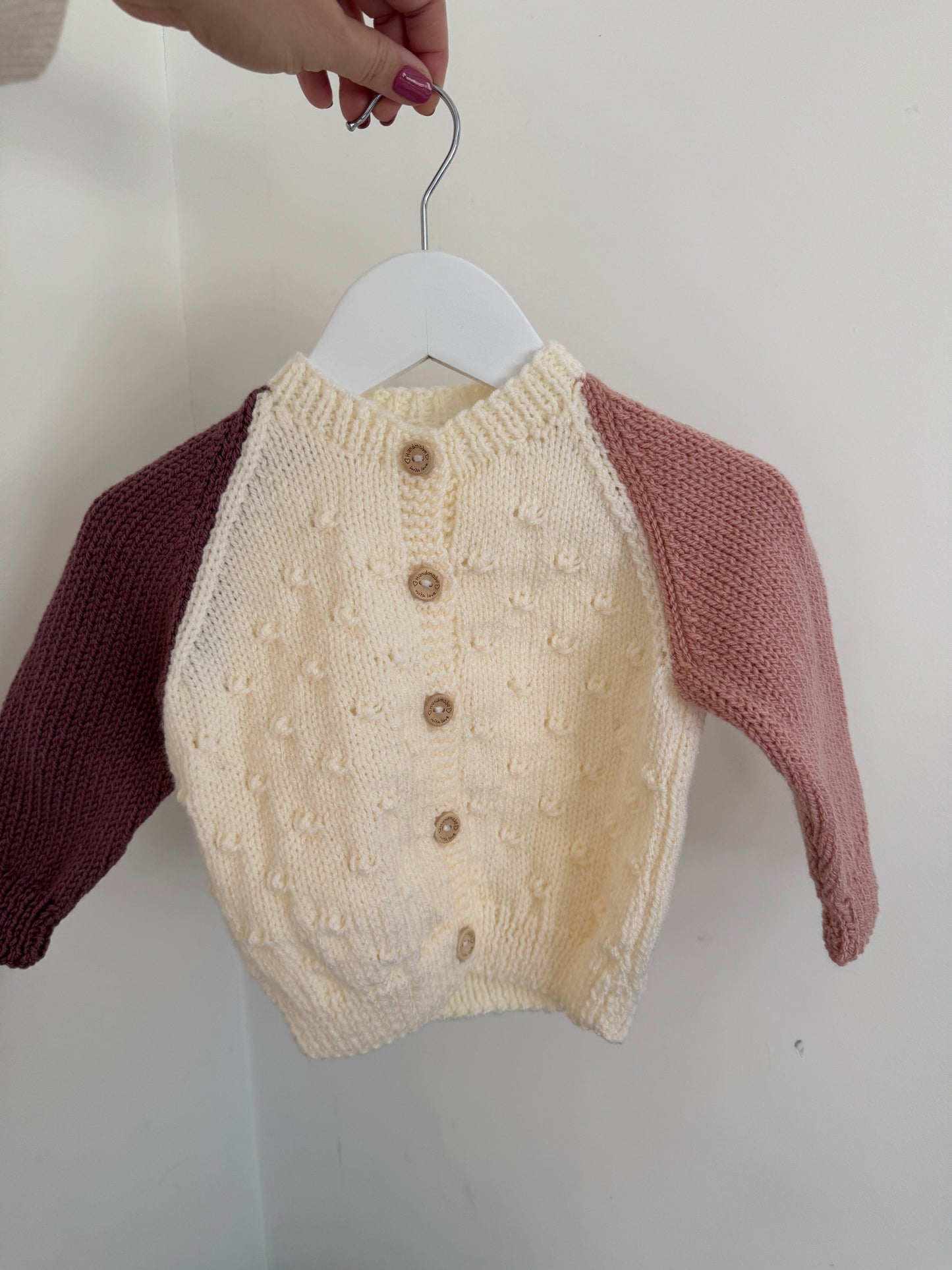 9-15 months colour block Cardigan