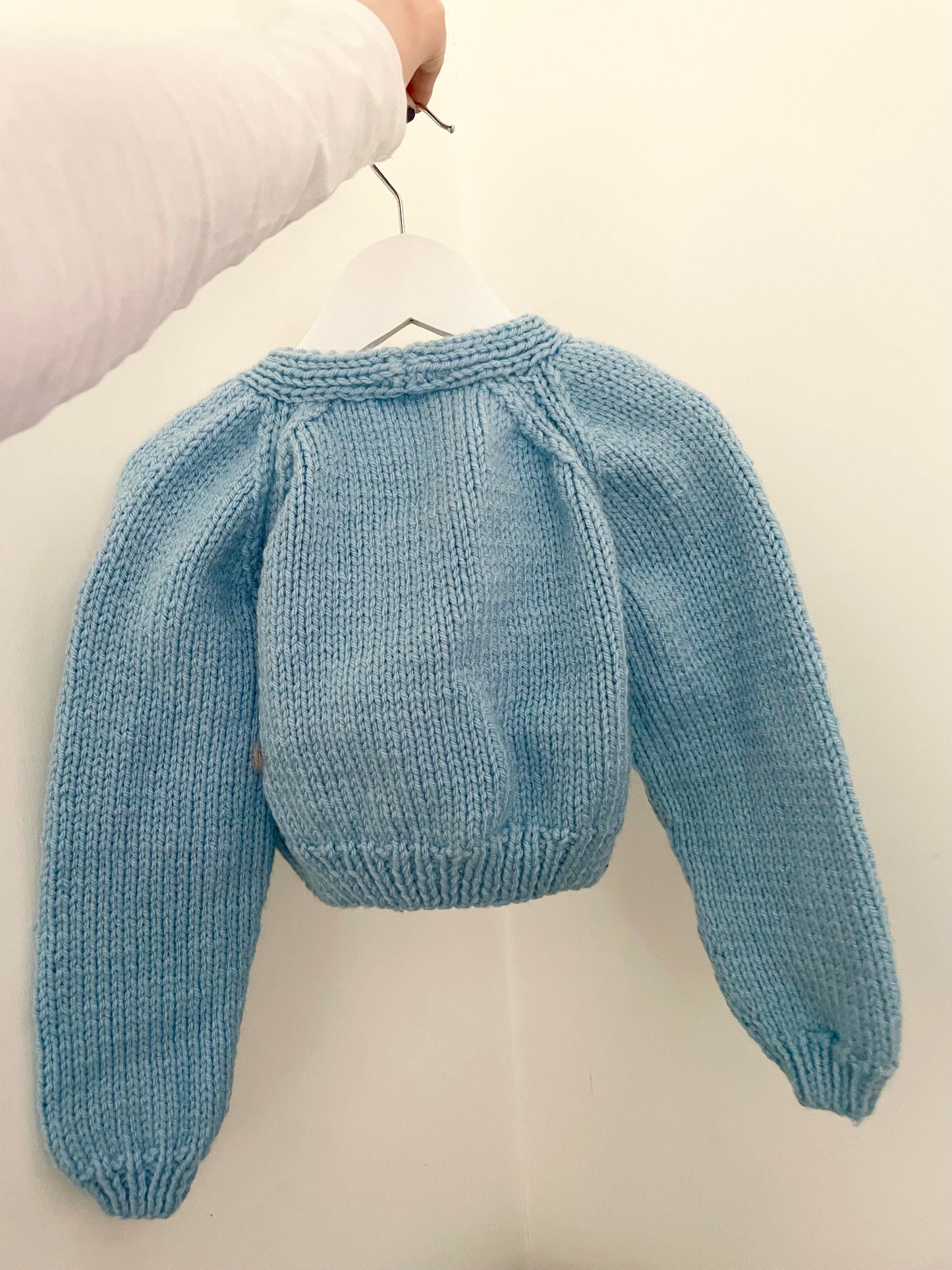 4-5 years cloud blue crop Cardigan