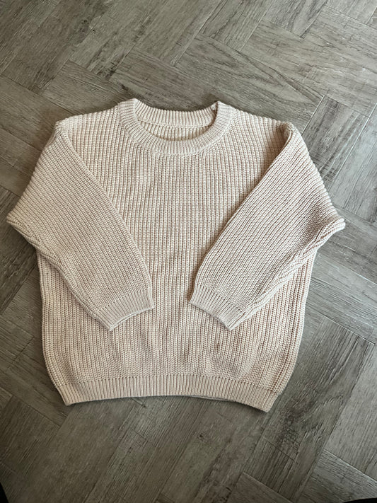 3-4 Years Beige Knit