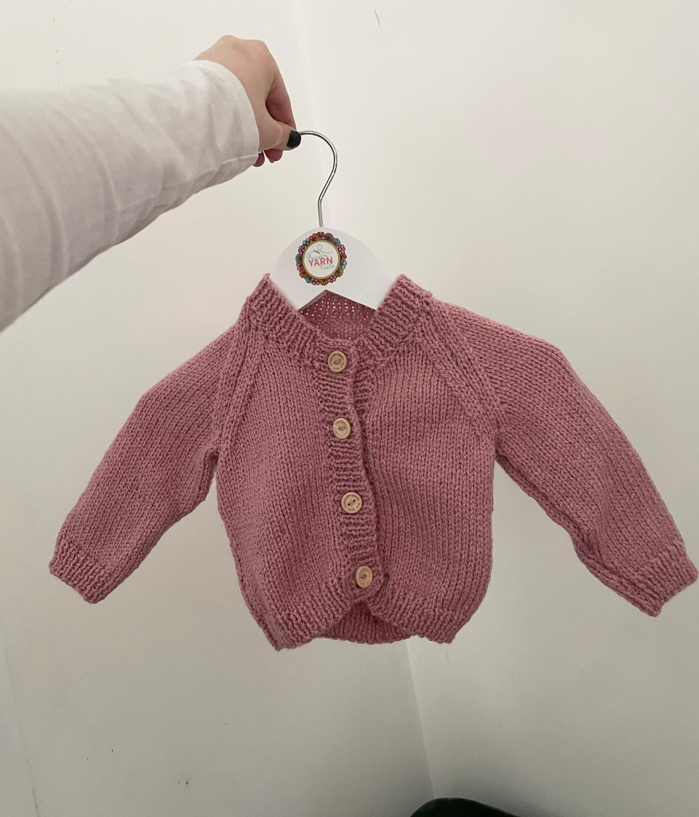 3-6 months pale rose Cardigan